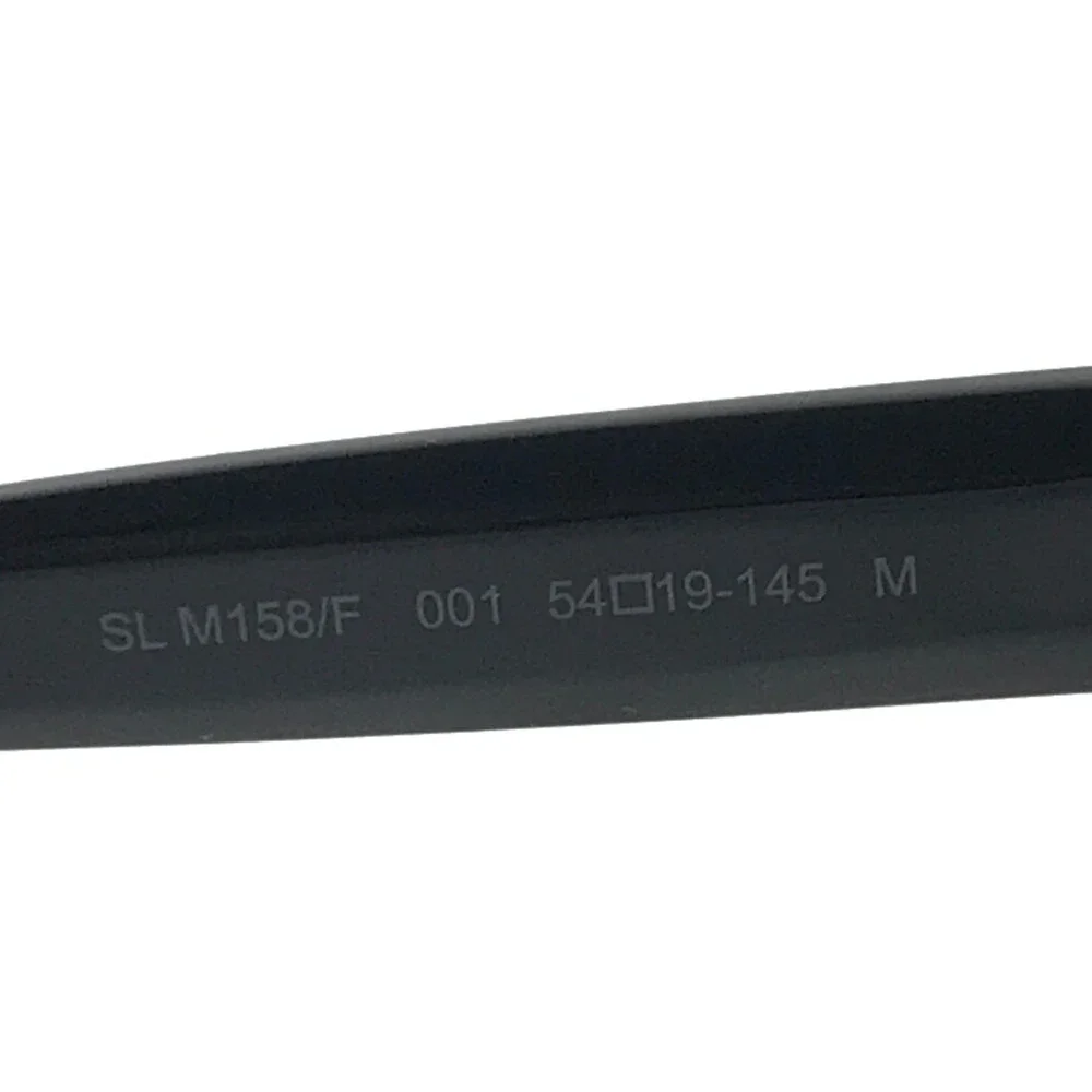 Saint Laurent Eyeglasses Frames SL M158/F 001 Shiny Black Cat Eye 54-19-145